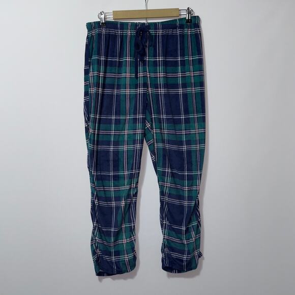 Plaid green pajama pants women’s size medium - Picture 1 of 7